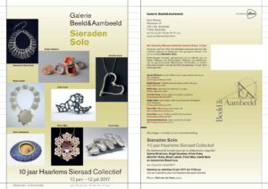 10 Jaar Haarlems Sieraad Collectief, Galerie Beeld & Aambeeld, 2017